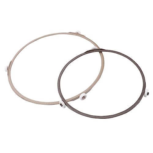 RORPOIR Mikrowellenherd-Glas-Drehtellerring-Set Ofen-Mikrowellen-Drehteller-Tellergestell hitzebeständiges Material langlebiger Einsatz RORPOIR Mikrowellenherd-Glas-Drehtellerring-Set Ofen-Mikrowellen-Drehteller-Tellergestell hitzebeständiges Material langlebiger Einsatz von RORPOIR