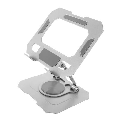 RORPOIR Tablet-ständer Schreibtischhandyständer Kühlständer Rotierender Telefonhalterständer Handy-unterstützung Zusammenklappbarer Telefonständer Handyhalter Silver Metall RORPOIR Tablet-ständer Schreibtischhandyständer Kühlständer Rotierender Telefonhalterständer Handy-unterstützung Zusammenklappbarer Telefonständer Handyhalter Silver Metall von RORPOIR