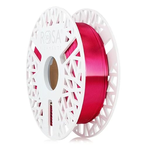 ROSA 3D PLA Silk Filament 1.75 mm für 3D Drucker | Druckmaterialien Leicht Glänzend Bioabbaubar PLA 3D Drucker Filament | Filament 3D Printing Materials | Fuchsia Spule 0,5 kg ROSA 3D PLA Silk Filament 1.75 mm für 3D Drucker | Druckmaterialien Leicht Glänzend Bioabbaubar PLA 3D Drucker Filament | Filament 3D Printing Materials | Fuchsia Spule 0,5 kg von ROSA 3D FILAMENTS