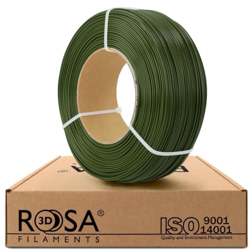 ROSA 3D PLA Starter Filament 1.75 mm für 3D Drucker | Druckmaterialien Leicht Glänzend Bioabbaubar PLA 3D Drucker Filament | Filament 3D Printing Materials | Armeegrün Refill 1 kg ROSA 3D PLA Starter Filament 1.75 mm für 3D Drucker | Druckmaterialien Leicht Glänzend Bioabbaubar PLA 3D Drucker Filament | Filament 3D Printing Materials | Armeegrün Refill 1 kg von ROSA 3D FILAMENTS