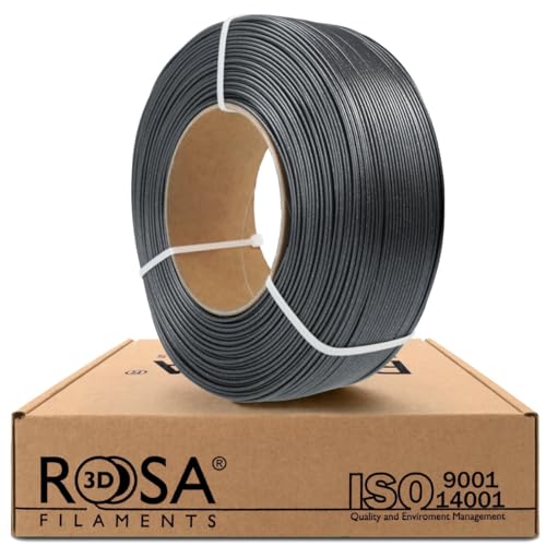 Filament PLA Refill 1.75mm - GLITTER GRAPHITE von ROSA3D
