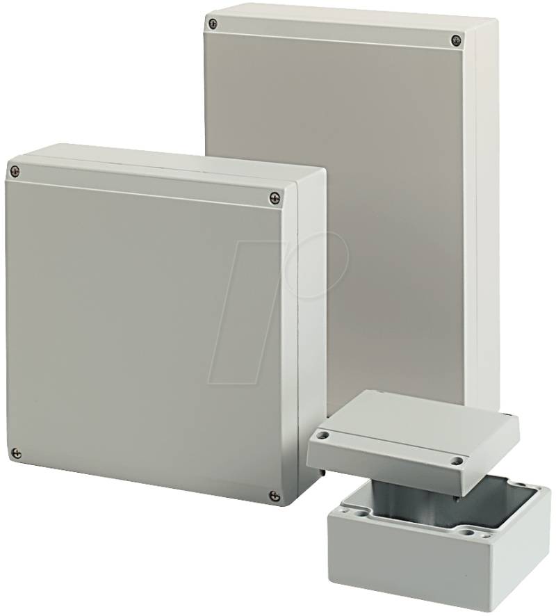 ROSE 04.08 12 08 - Alugehäuse, 80 x 120 x 81 mm, grau, IP66 von ROSE