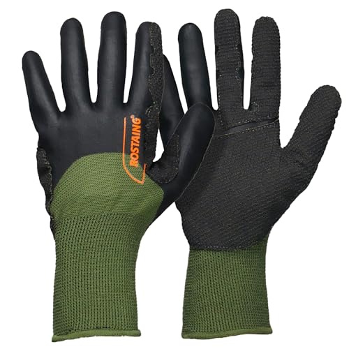ROSTAING Sarment Handschuhe – Paar Schutzhandschuhe für das Beschneiden und Ziehen von Weinhölzern – idealer Schutz bei kaltem und feuchtem Wetter – Handschuhe für die Baumkultur – Handschuhe Khaki von ROSTAING
