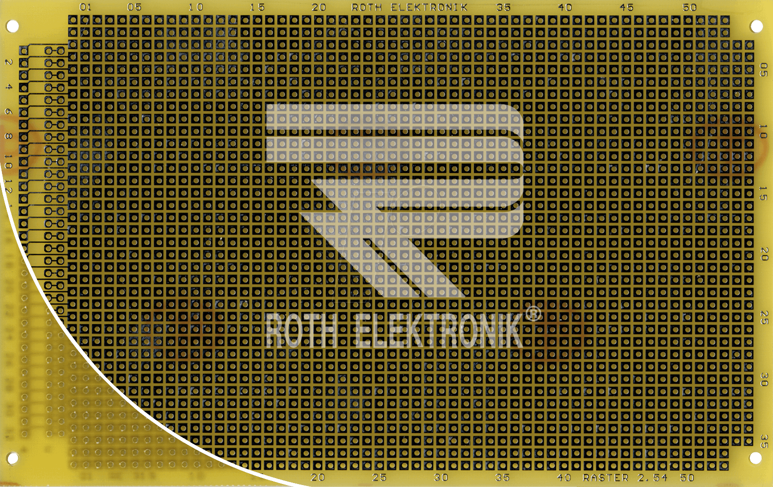 RE 319LF - Laborkarte FR4 RM 2,54 mm 64-pol. RE 319LF - Laborkarte FR4 RM 2,54 mm 64-pol. von ROTH-ELEKTRONIK