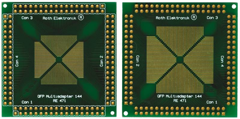 RE 471 - QFP Multiadapter 144 von ROTH-ELEKTRONIK