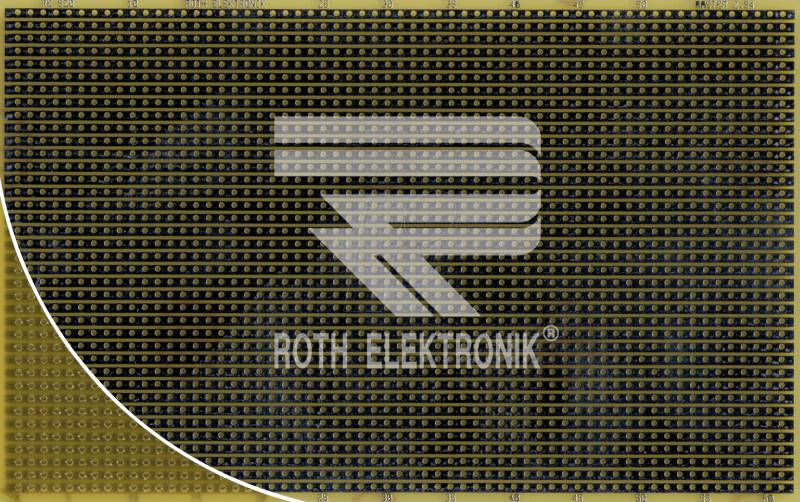 RE 520LF - Laborkarte FR4 RM 2,54 mm Streifen von ROTH-ELEKTRONIK