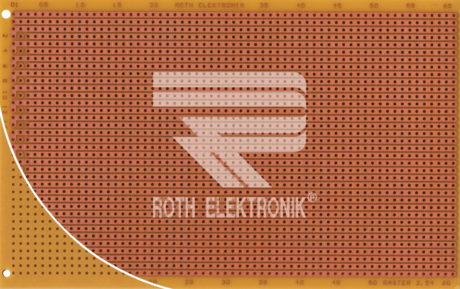RE 524HP - Laborkarte FR2 RM 2,54 mm 32-pol. Streifen RE 524HP - Laborkarte FR2 RM 2,54 mm 32-pol. Streifen von ROTH-ELEKTRONIK