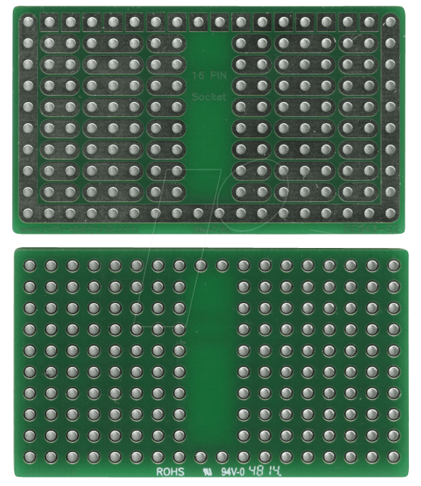 RE 943-S2 - Lötbares Bread Board 16-Pin-Sockel 46,99 x 27,30 mm RE 943-S2 - Lötbares Bread Board 16-Pin-Sockel 46,99 x 27,30 mm von ROTH-ELEKTRONIK