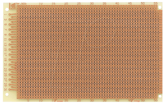 UP 915HP - Laborkarte, Hartpapier, 160x100mm, CU 35µ von ROTH-ELEKTRONIK