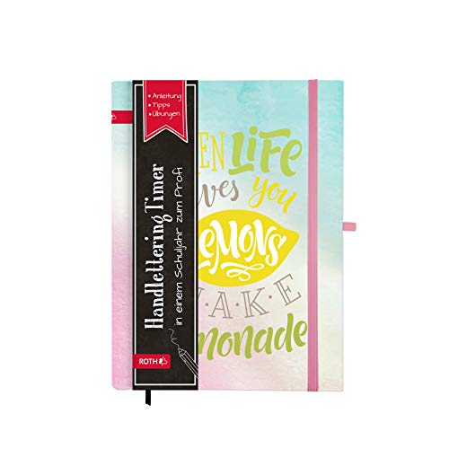 ROTH Handlettering-Timer - Lemon, 1 Woche 1 Seite, immerwährend, Planer und Übungsbuch in einem ROTH Handlettering-Timer - Lemon, 1 Woche 1 Seite, immerwährend, Planer und Übungsbuch in einem von ROTH