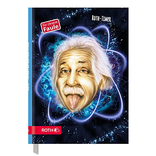 ROTH Timer Einstein - A5 Schülerkalender mit clevere Faule System, 1 Woche 2 Seiten, immerwährend von ROTH