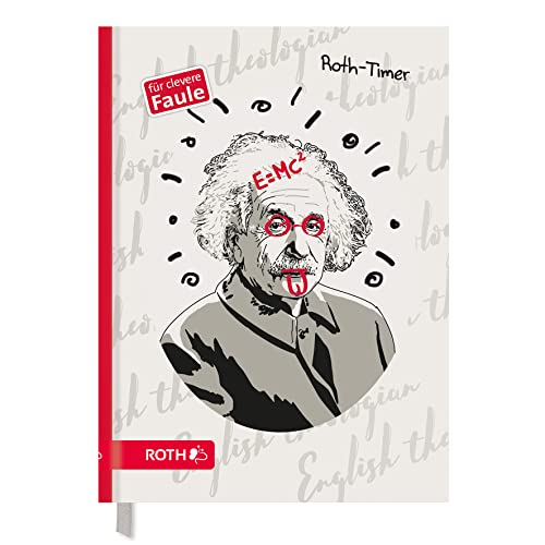 ROTH Timer Einstein - A5 Schülerkalender mit clevere Faule System, 1 Woche 2 Seiten, immerwährend ROTH Timer Einstein - A5 Schülerkalender mit clevere Faule System, 1 Woche 2 Seiten, immerwährend von ROTH