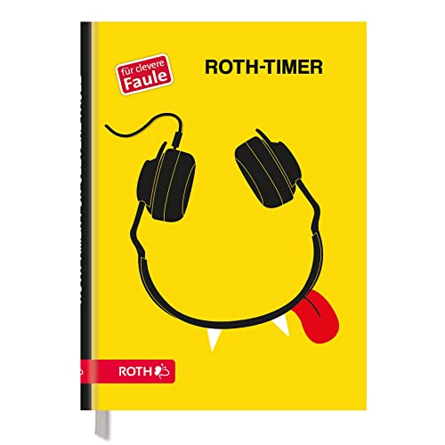 ROTH Timer Smile - A5 Schülerkalender mit clevere Faule System, 1 Woche 2 Seiten, immerwährend von ROTH