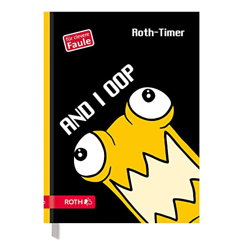 ROTH Timer Stinkefinger - A5 Schülerkalender mit clevere Faule System, 1 Woche 2 Seiten, immerwährend ROTH Timer Stinkefinger - A5 Schülerkalender mit clevere Faule System, 1 Woche 2 Seiten, immerwährend von ROTH