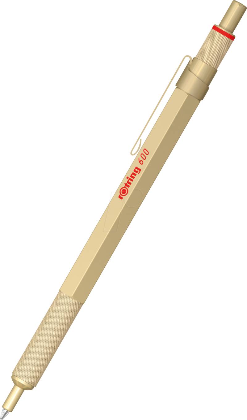 ROTRING 2183911 - Kugelschreiber, metallic-gold, M, rOtring 600 von ROTRING