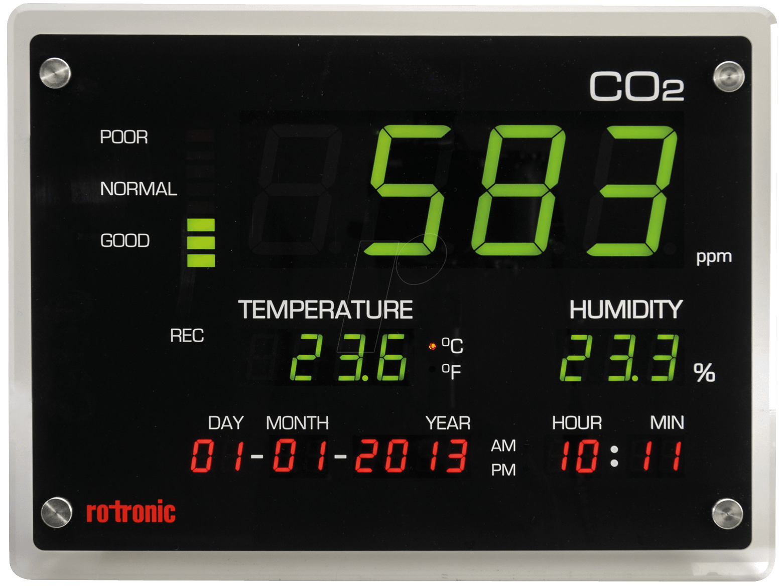 CO2 DISPLAY - Luftgüte-Messgerät, CO2 Display von ROTRONIC