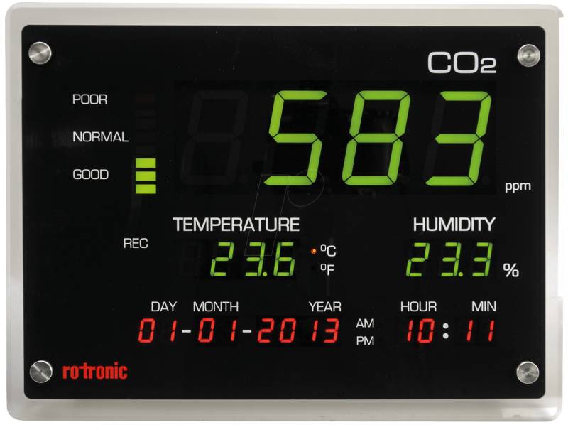 CO2 DISPLAY - Luftgüte-Messgerät, CO2 Display von ROTRONIC