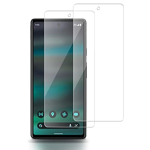 ROVLAK Gehärtetes Glas Kompatibel mit Google Pixel 6a Schutzfolie 2 Stück Gehärtetes Glasfolie 9H Härte Displayschutz Anti-Kratzen Tempered Screen Protector 2.5D Schutzglas HD Klar Folie von ROVLAK