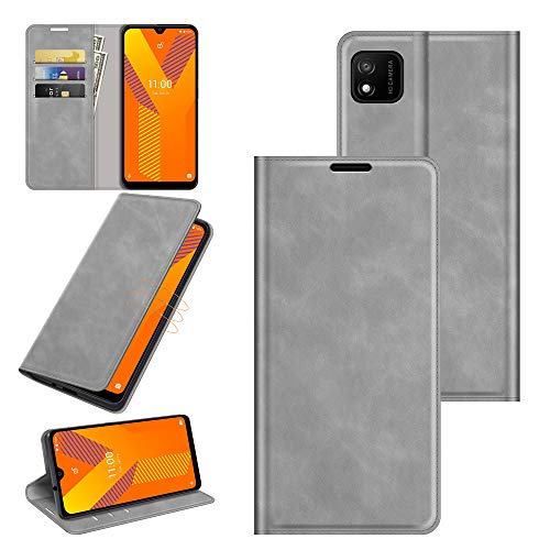ROVLAK Handyhülle für Wiko Y62, stoßfest, Schutzhülle aus PU-Leder mit Magnet + Innenseite aus TPU-Silikon, Schutzhülle für Wiko Y62 Smartphone, Grau ROVLAK Handyhülle für Wiko Y62, stoßfest, Schutzhülle aus PU-Leder mit Magnet + Innenseite aus TPU-Silikon, Schutzhülle für Wiko Y62 Smartphone, Grau von ROVLAK