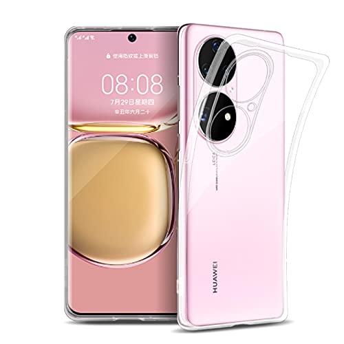 ROVLAK Hülle Kompatibel mit Huawei P50 Kratzfeste TPU Weiche Silikon Case+Stoßfestes Dünnes Klares Tasche Kompatibel mit Huawei P50 Smartphone Cover ROVLAK Hülle Kompatibel mit Huawei P50 Kratzfeste TPU Weiche Silikon Case+Stoßfestes Dünnes Klares Tasche Kompatibel mit Huawei P50 Smartphone Cover von ROVLAK