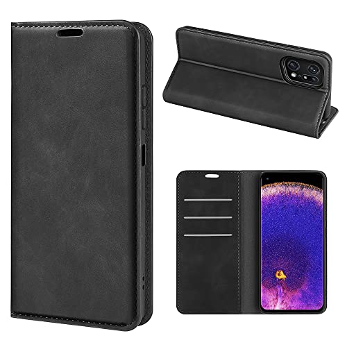 ROVLAK Hülle Magnetisch Kompatibel mit Oppo Find X5 Pro Wallet Flip Case mit Kartenslot Stoßfeste PU Leder Case+Inner TPU Silikon Hülle mit Stand Tasche, Schwarz ROVLAK Hülle Magnetisch Kompatibel mit Oppo Find X5 Pro Wallet Flip Case mit Kartenslot Stoßfeste PU Leder Case+Inner TPU Silikon Hülle mit Stand Tasche, Schwarz von ROVLAK