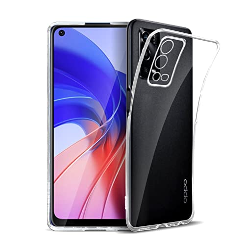 ROVLAK Hülle für Oppo A55 4G Kratzfeste TPU Weiche Silikon Case+Stoßfestes Dünnes Klares Tasche für Oppo A55 4G Smartphone Cover ROVLAK Hülle für Oppo A55 4G Kratzfeste TPU Weiche Silikon Case+Stoßfestes Dünnes Klares Tasche für Oppo A55 4G Smartphone Cover von ROVLAK