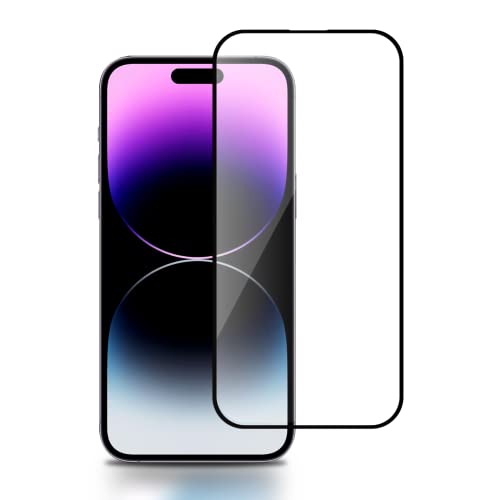 ROVLAK Schutzfolie Kompatibel mit iPhone 14 Pro Max Displayschutzfolie Full Coverage 9H Gehärtetes Glasfolie Anti-Bläschen Anti-Kratzen Folie HD Klar Schutzglas Displayfolie, Schwarz ROVLAK Schutzfolie Kompatibel mit iPhone 14 Pro Max Displayschutzfolie Full Coverage 9H Gehärtetes Glasfolie Anti-Bläschen Anti-Kratzen Folie HD Klar Schutzglas Displayfolie, Schwarz von ROVLAK