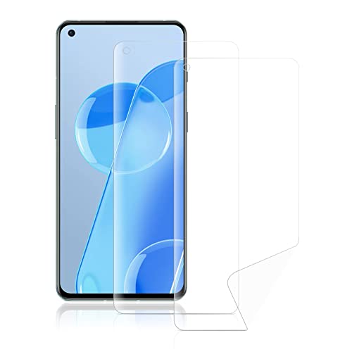 ROVLAK Schutzfolie für OnePlus 9RT Hydrogel Flex Folie Vollständige Deckung Weiche HD Anti-Fingerprint Hohe Empfindlichkeit Displayschutzfolie für OnePlus 9RT [2-Pack] von ROVLAK