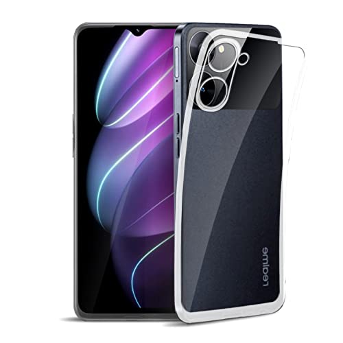 ROVLAK Transparent Hülle kompatibel mit OPPO Realme V30/V30T Handyhülle Kratzfeste TPU Weiche Silikon Schutzhülle Stoßfestes Dünnes Klares Tasche kompatibel mit OPPO Realme V30/V30T Hülle Durchsichtig von ROVLAK