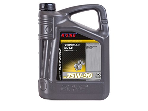 ROWE - 5 Liter ROWE HIGHTEC TOPGEAR SAE 75W-90 HC-LS Getriebeöl - für Schalt- und Achsgetriebe mit LS-Eignung (Limited Slip) von ROWE