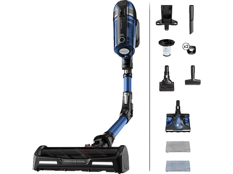 ROWENTA RH98C0 X-Force Flex 12.60 Aqua Stielsauger, Akkubetrieb, 320 Watt von ROWENTA