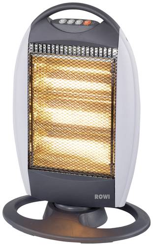 ROWI 1 03 03 0217 Halogen-IR-Strahler HHS 1200/3/1 T Small 36m³ Weiß, Schwarz von ROWI