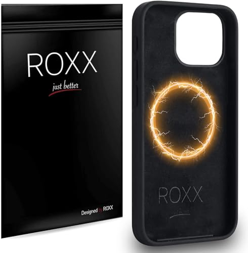 Roxx Black Next Era Hülle | Weltweit Einzigartig | Für iPhone 15 | Für MagSafe | Hardcase | Innenschutz | Displayschutz | Kameraschutz von ROXX just better