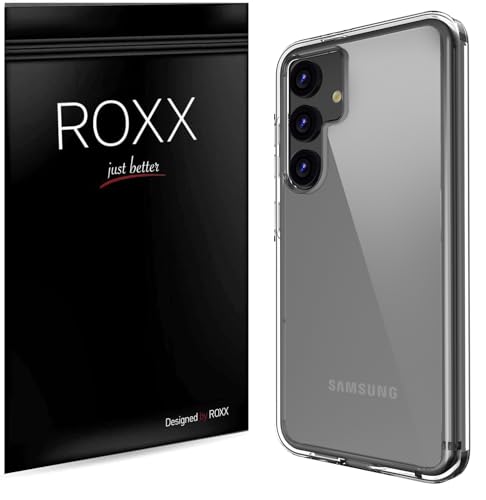 Roxx Clear Case Hülle | Einzigartig | Vergilbungsfrei | Für Samsung Galaxy S24 | Hardcase | Displayschutz | Kameraschutz von ROXX just better