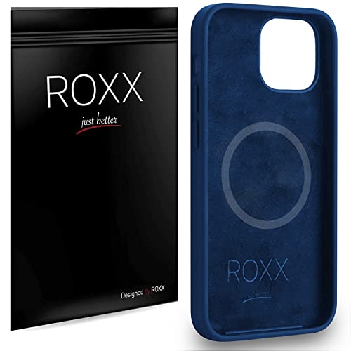 Roxx Silikon Hülle Navy Blau | Wie das Original | Kompatibel mit iPhone 14 Pro | Testsieger | Hardcase | Innenschutz | Displayschutz | Kameraschutz | Kompatibel mit MagSafe Zubehör von ROXX just better