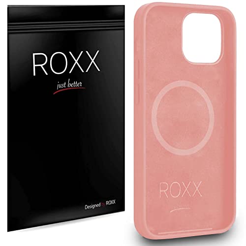 Roxx Silikon Hülle Ro"sé | Wie das Original | Kompatibel mit iPhone 14 Pro Max | Testsieger | Hardcase | Innenschutz | Displayschutz | Kameraschutz | Kompatibel mit MagSafe Zubehör von ROXX just better