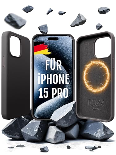 Roxx Silikon Hülle | Wie das Original | Für iPhone 15 Pro | Für MagSafe | Testsieger | Hardcase | Innenschutz | Displayschutz | Kameraschutz Roxx Silikon Hülle | Wie das Original | Für iPhone 15 Pro | Für MagSafe | Testsieger | Hardcase | Innenschutz | Displayschutz | Kameraschutz von ROXX just better