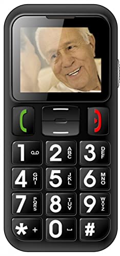 ROXX Handy Seniorenhandy Grosstastentelefon Telefon vertragsfrei Dual SIM W60 von ROXX