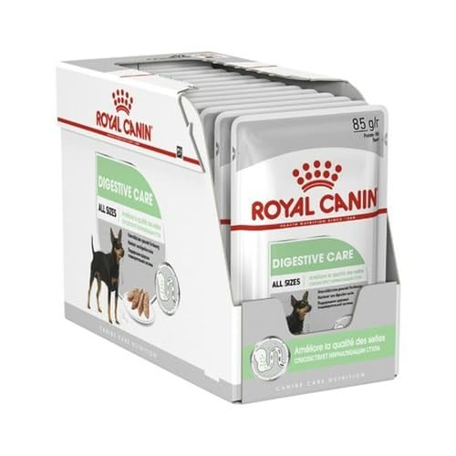 Royal Canin Digestive Care | 12 x 85 g | Nassfutter für ausgewachsene Hunde | Ab dem 10. Lebensmonat | Für Hunde mit empfindlicher Verdauung geeignet von ROYAL CANIN