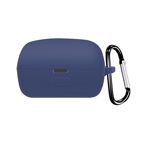 Silikonhülle für Sony LinkBuds WF-L900 Bluetooth-Kopfhörer,Leichte, rutschfeste, einfach zu tragende Silikon-Schutzhülle für Bluetooth-Kopfhörer (dunkelblau) von ROYALCOVER