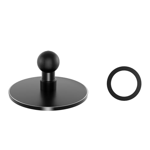 RPFROP Auto Halterung Magnet Kopf Halterung Basis Mit Magnetische Blatt Fit 17mm/25mm Kugelgelenk Telefon Für 4-7'' Handy von RPFROP
