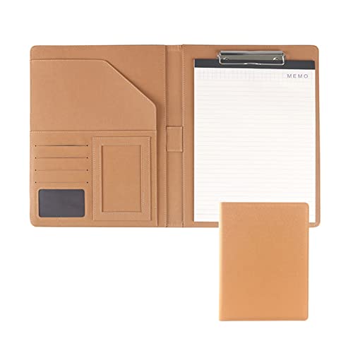Zwischenablage-Ordner A4-Ordner Klemmbrett Ordner Konferenz Klemmbrett Foldover mit Cover Schreiben Arbeiten Nachfüllbar Organizer Portfolio(Yellow,No calculator) von RPXHZLKTM