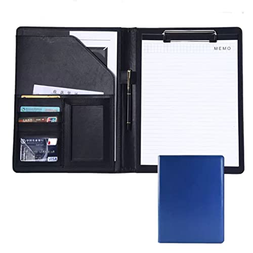 Zwischenablage-Ordner Binder-Ordner-Speicher-Klemmbrett mit nachfüllbarem liniertem Notizblock for die Schule, Seitengurte, Dokumenten-Organizer(Blue,No calculator) von RPXHZLKTM
