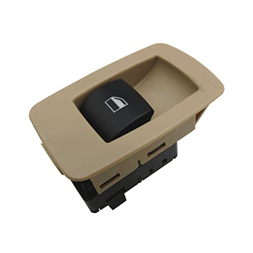 61316945876 for BMW E70 E71 E72 E87 E89 E90 E91 E92 E93 1' 3' Serie X5 X6 Z4 Passagier Fenster Control Schalter heber Taste(Beige) von RQEYUNP