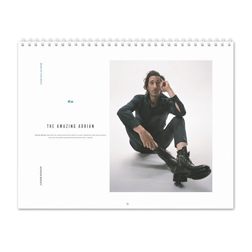 Adrien Brody Vol.2-2026 Wall Calendar von RR.Design