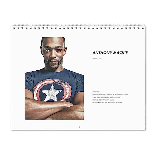 Anthony Mackie Vol.1-2026 Wall Calendar von RR.Design