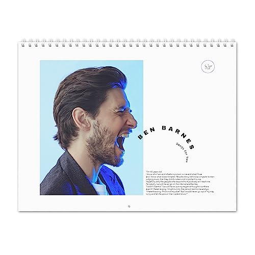 Ben Barnes Vol.1-2026 Wall Calendar Ben Barnes Vol.1-2026 Wall Calendar von RR.Design