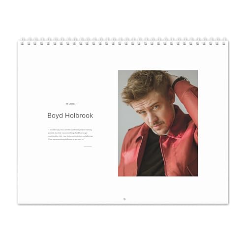 Boyd Holbrook Vol.2-2026 Wall Calendar von RR.Design