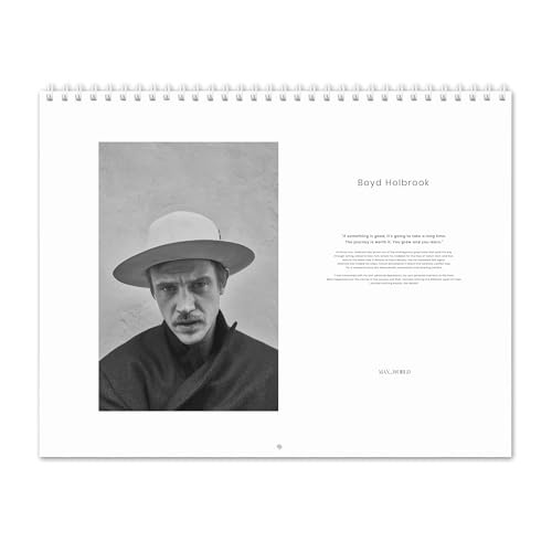 Boyd Holbrook Vol.3-2026 Wall Calendar von RR.Design