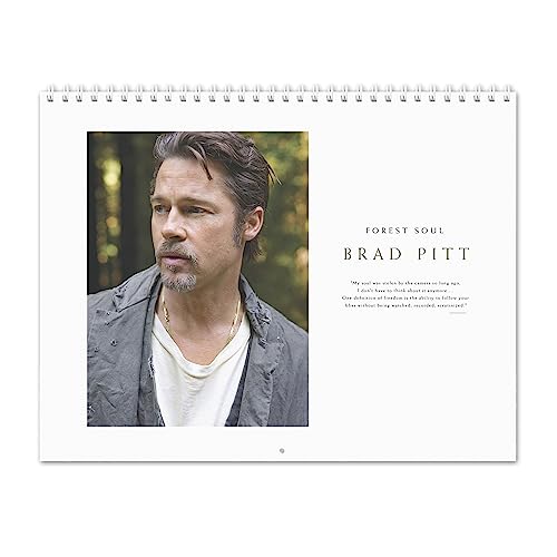 Brad Pitt Vol.1-2026 Wall Calendar von RR.Design